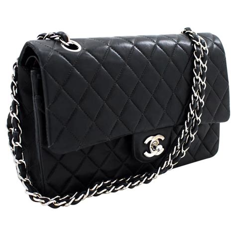 chanel black and silver|antique Chanel handbags.